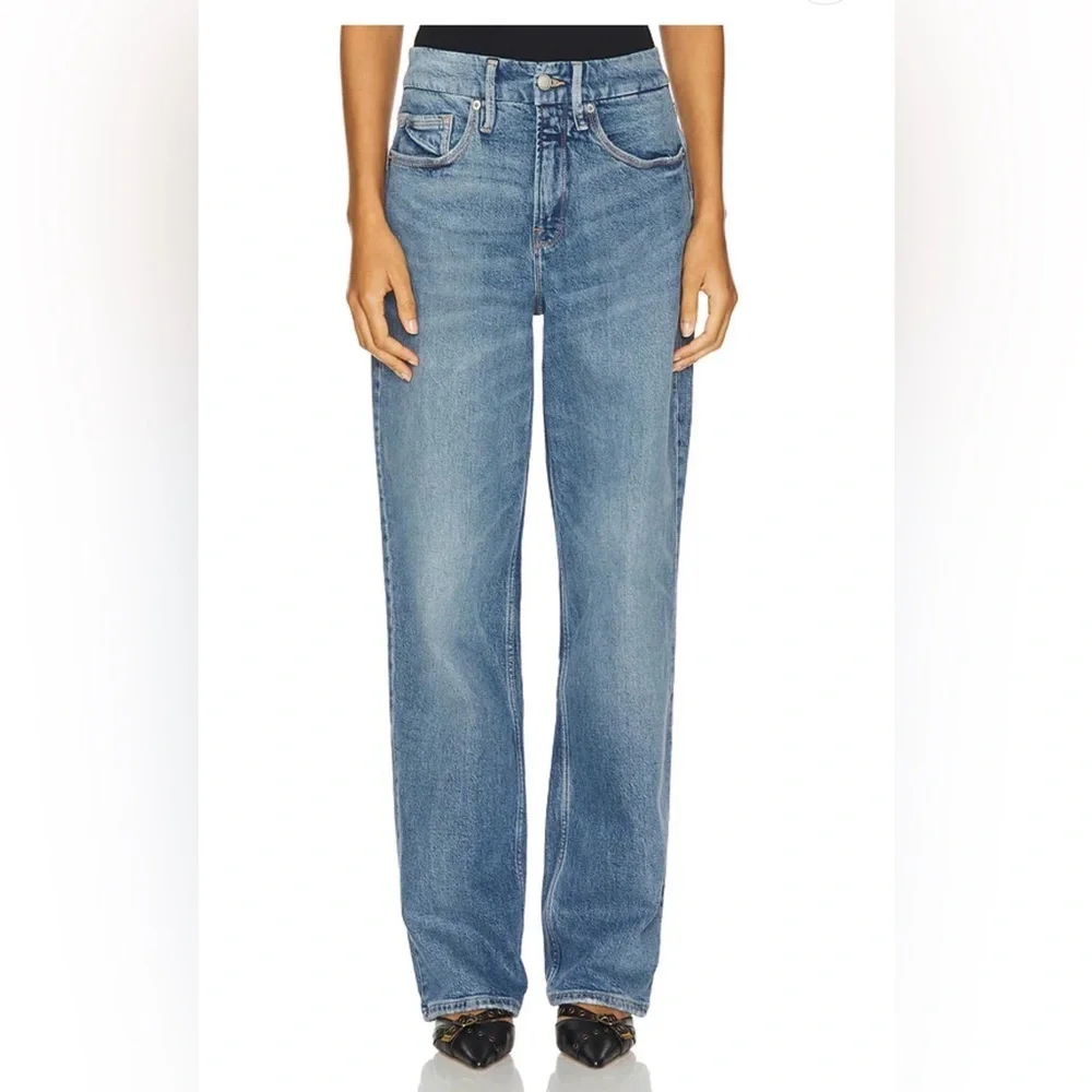 Good American 90s Relaxed Jeans - Picture 3 of 6